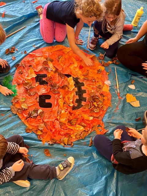 pumpkin craft on camp